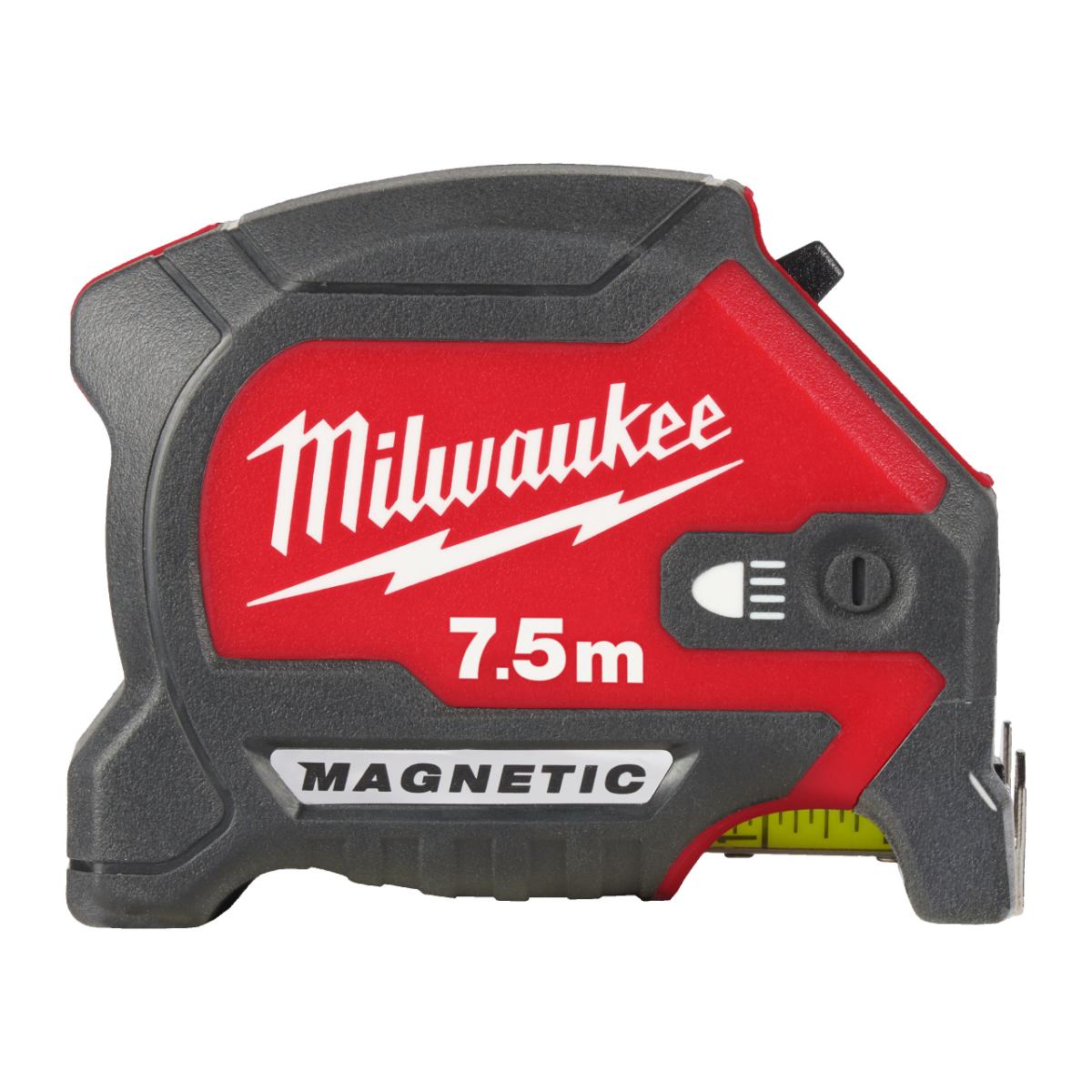 Milwaukee LED Magnetik Bandmaß - 7,5 M, 30mm breit