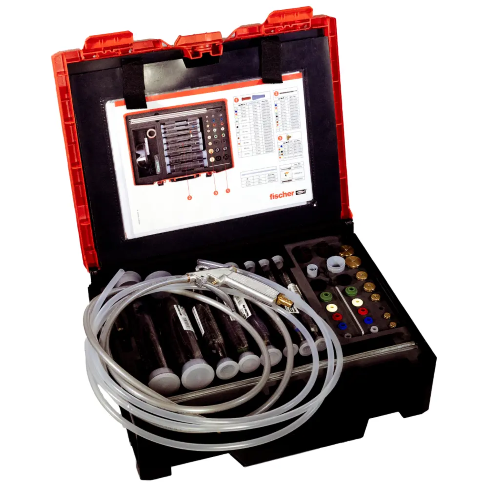 Fischer Systemkoffer Bewehrungsanschluss FIS Rebar Koffer