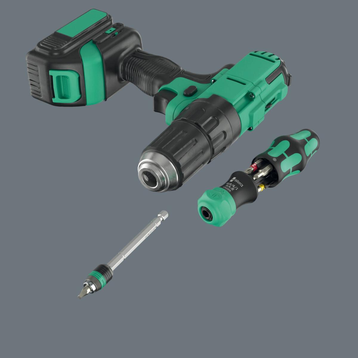 05051516001we Wera Kraftform Kompakt 26 RA-R mit Tasche, 6-teiliges Set