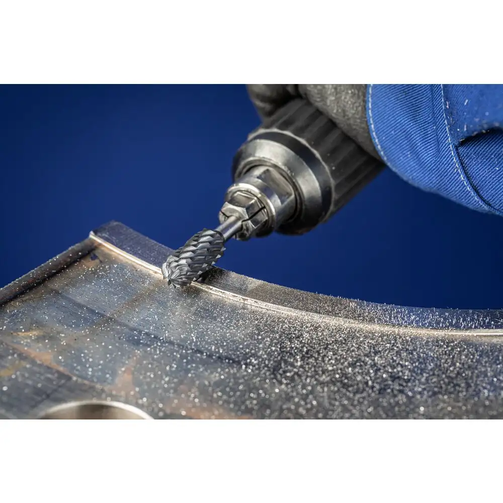 PFERD TOOLS Hartmetall Hochleistungsfrässtift STEEL Walzenrund WRC HICOAT Stahl