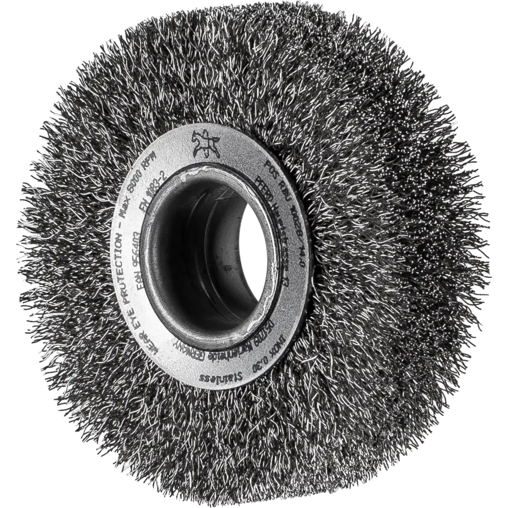 PFERD TOOLS Rundbürste breit ungezopft RBU Edelstahl-Draht