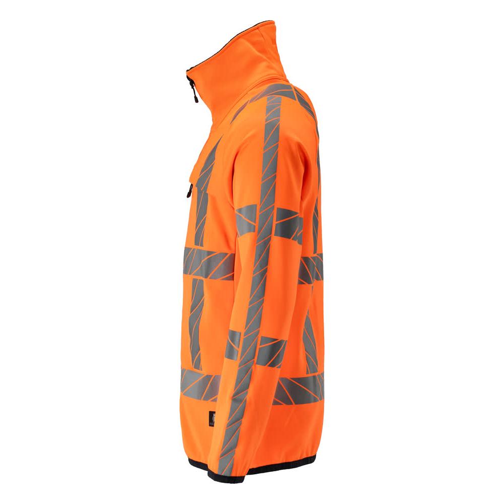 MASCOT Herren Fleecepullover mit Reißverschluss ACCELERATE SAFE Hi-vis Orange