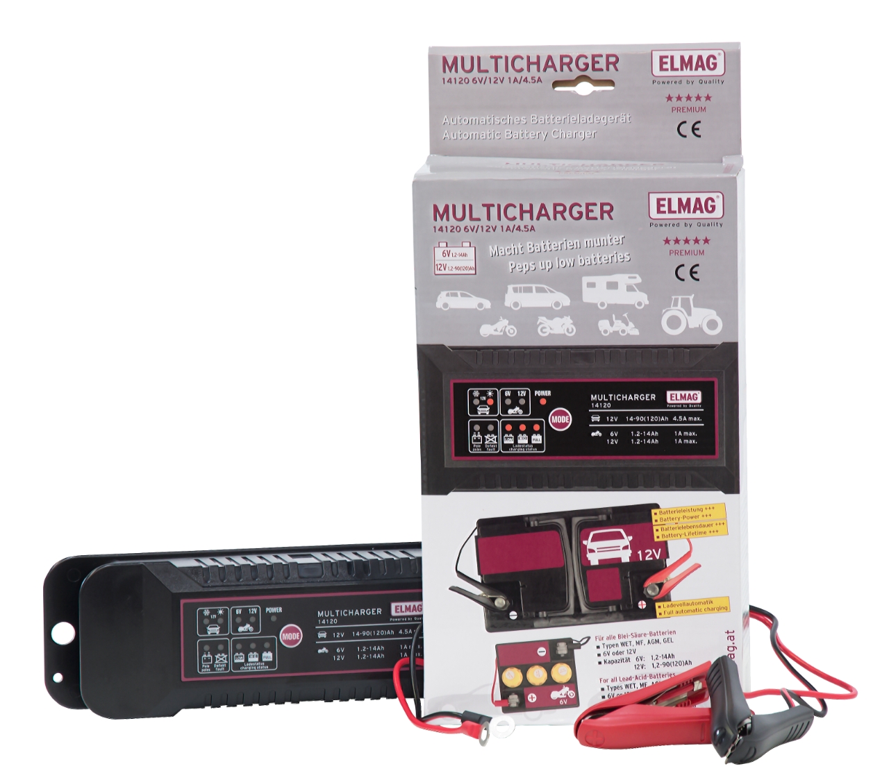 ELMAG Automatisches Batterieladegerät 6/12 V.