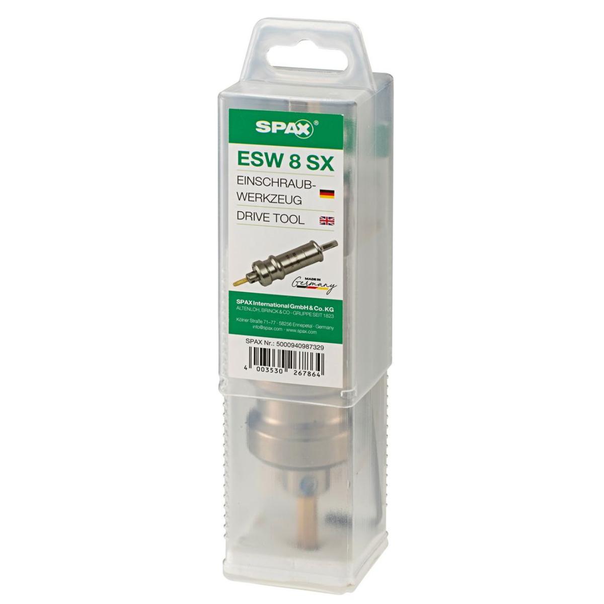 SPAX Einschraubwerkzeug ESW8Sx Mit T40 Bit 50mm Lang