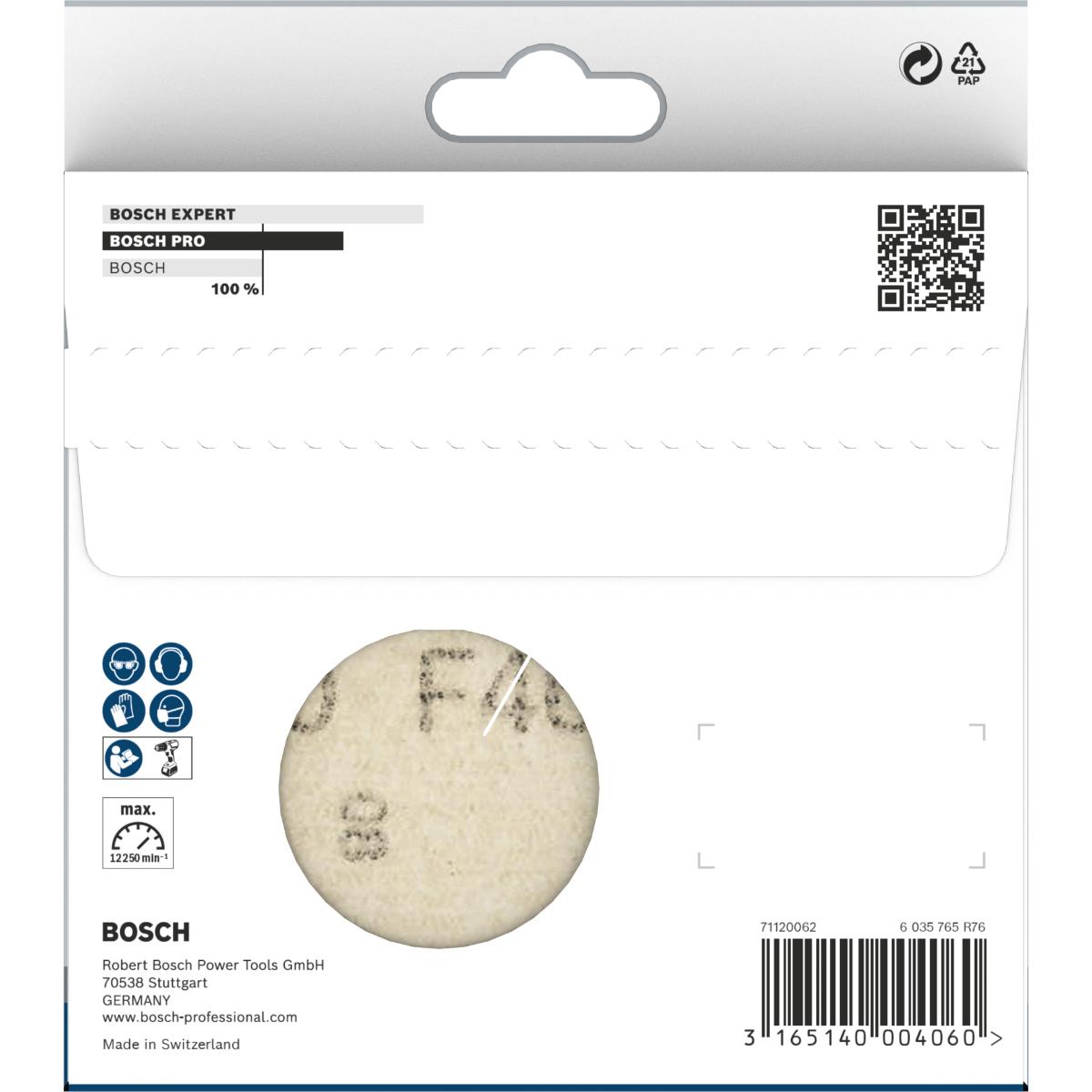Bosch PRO Schleifblatt-Set F460 Expert for Wood and Paint, 125 mm, 5er-Pack