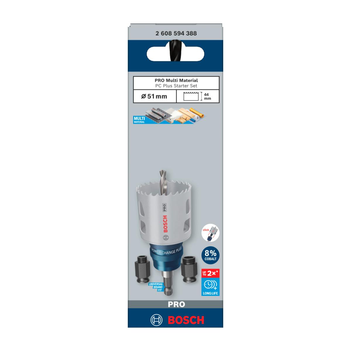 Bosch PRO Multi Material PC Plus Lochsäge Starter-Set
