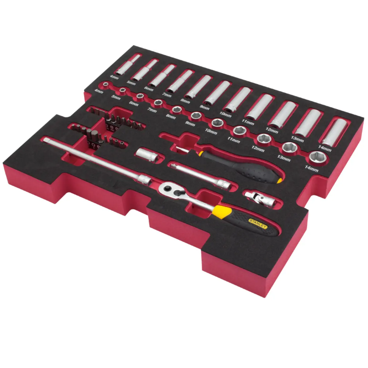 STANLEY FATMAX PRO-STACK Einlage 48-tlg 1/4 Set