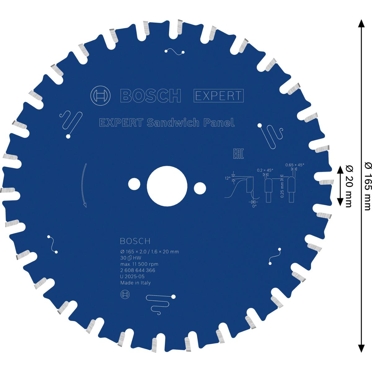 Bosch Kreissägeblatt Expert for Sandwich Panel