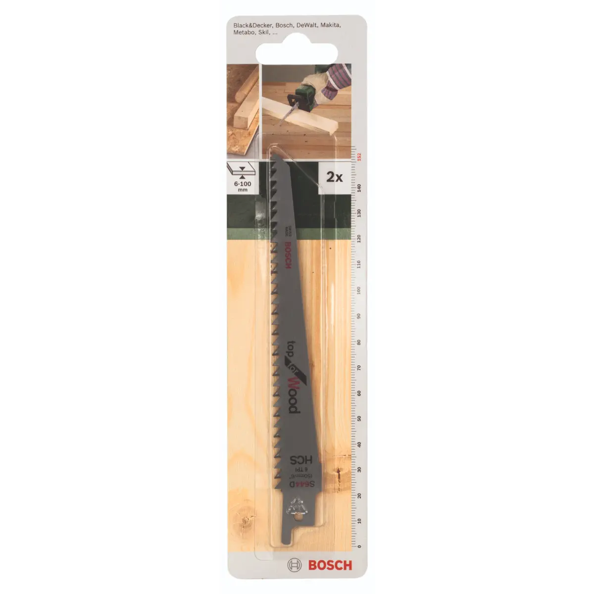 Bosch Säbelsägeblatt HCS, S 644 D Top for Wood