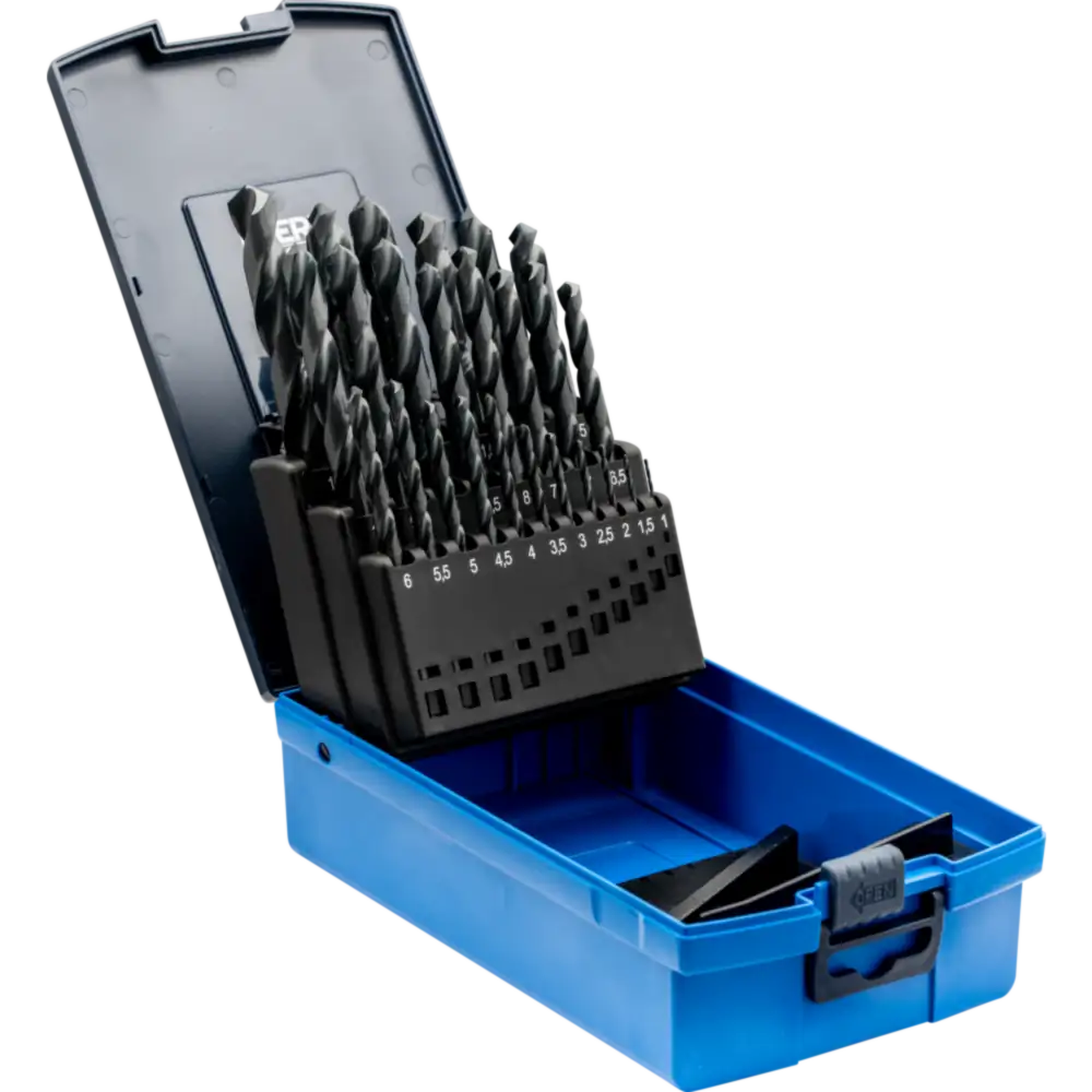 PFERD TOOLS Spiralbohrer-Set 25-tlg. STEEL HSSG N DIN 338
