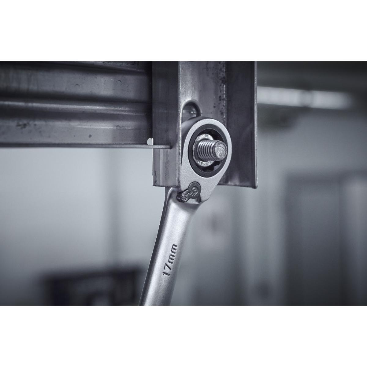 Wiha Ringratschen-Gabelschlüssel Set 12-teilges Set umschaltbar in Halter