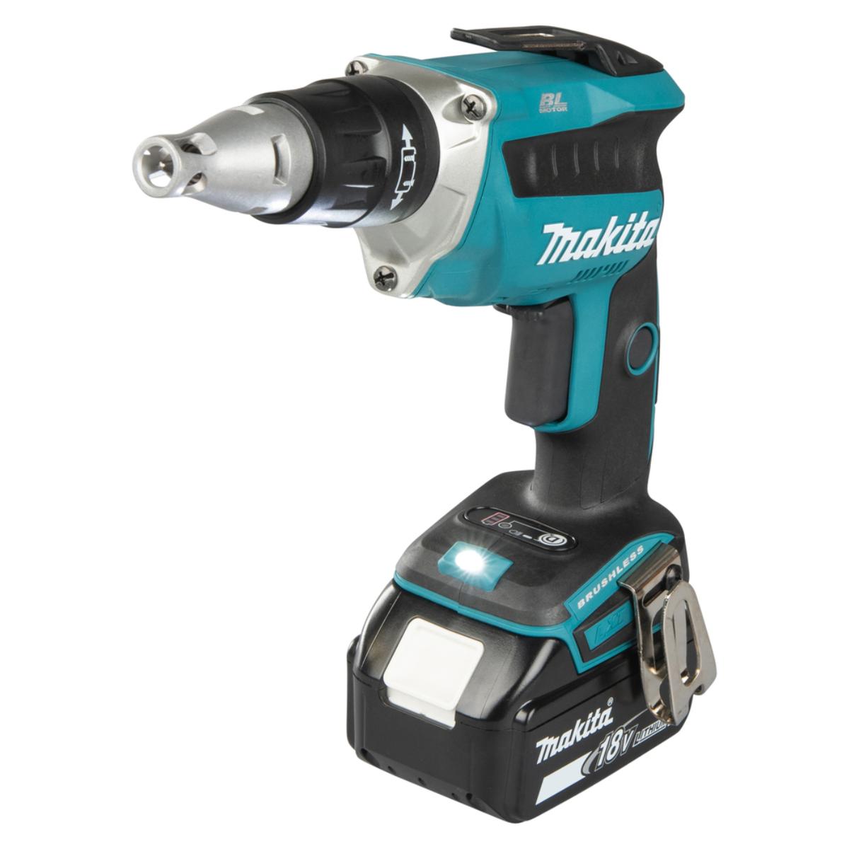Makita Akku-Schnellbauschrauber LXT 18V mit Magazinvorsatz - DFS452TJX2