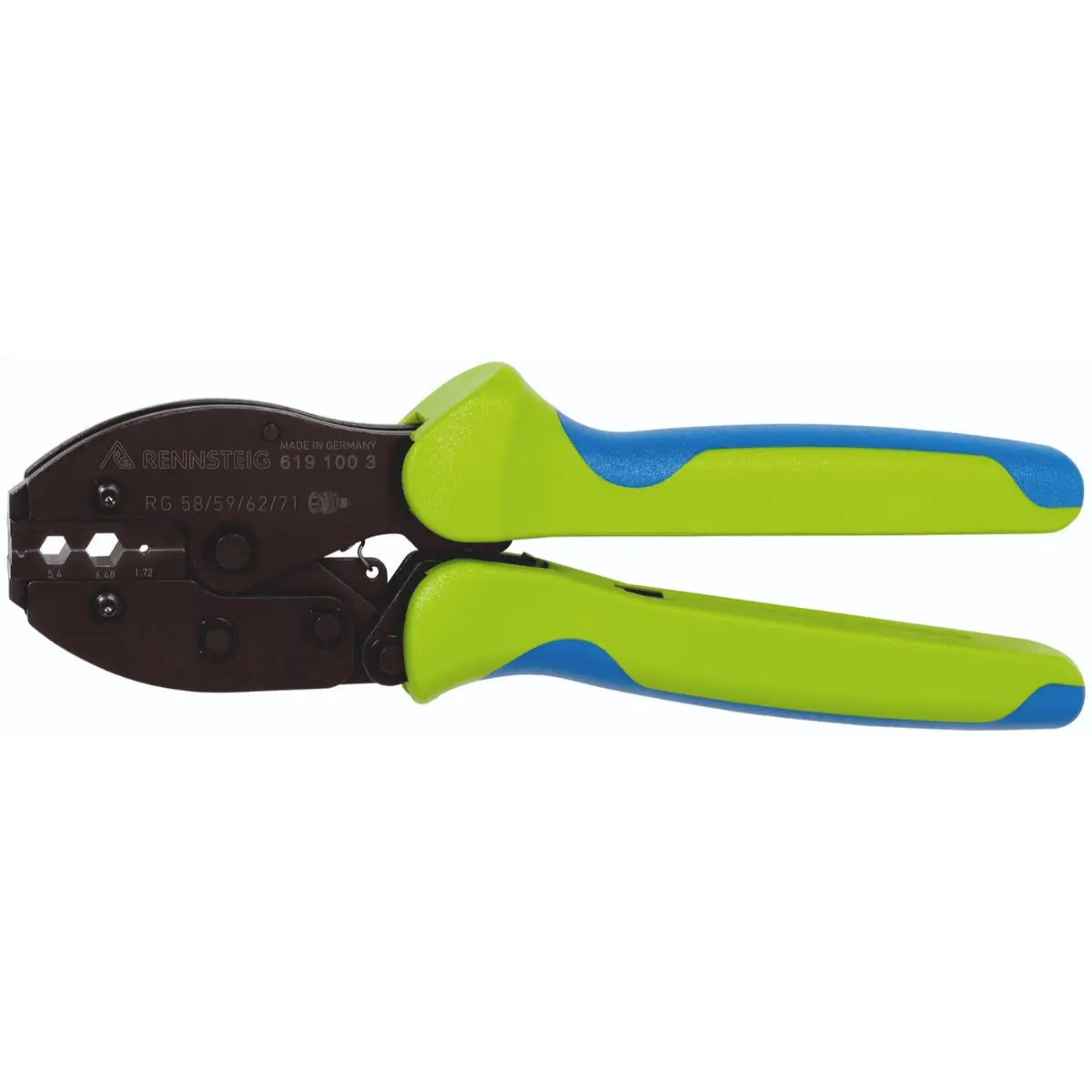 Rennsteig Crimpzange PEW 9 für Koax-Verbinder 5,4 / 6,48 / 1,72 mm
