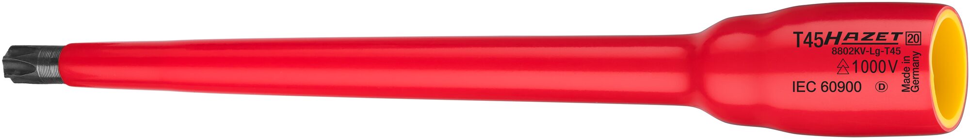 Embout de tournevis à douille TORX long HAZET (3/8 de pouce)