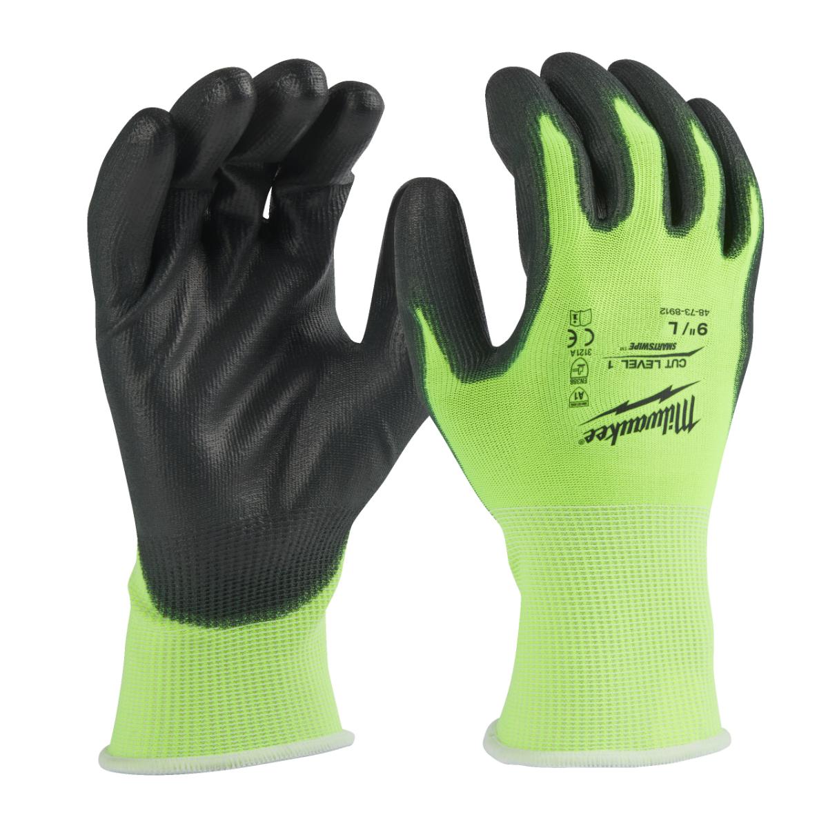 Milwaukee - SCHNITTSCHUTZHANDS. 1/A 9/L HI-VIS - 4932479918