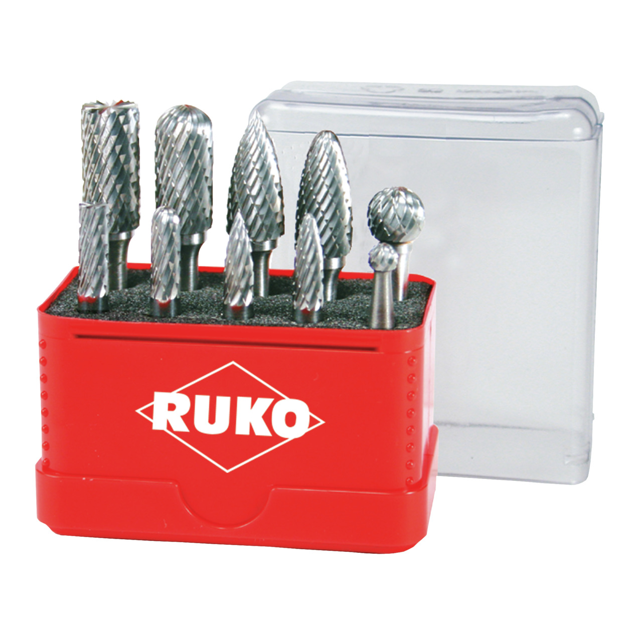 RUKO Hartmetall-Frässtifte-Satz HM - 10-tlg.
