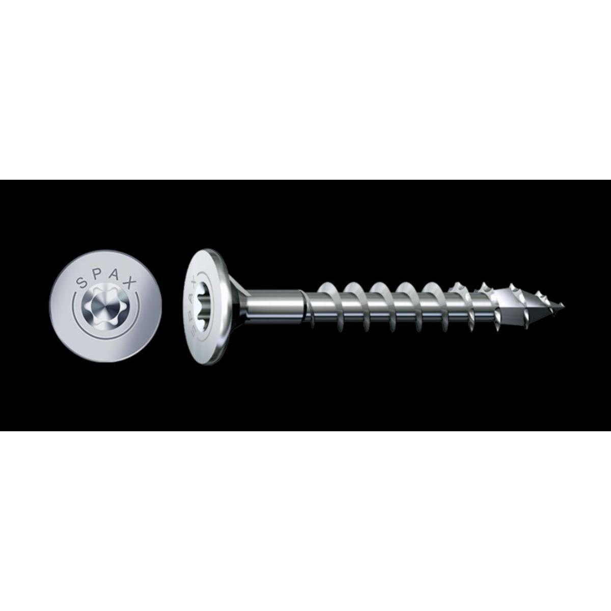 SPAX A2 Sonderkopf Fräsrippen T-Star Plus T20 Teilgewinde 4Cut, 500 Stück