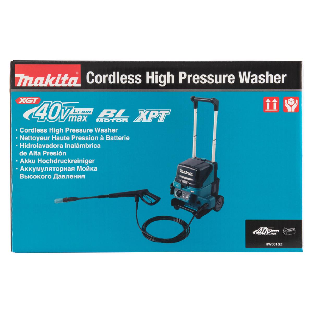 Makita Akku-Hochdruckreiniger 40V max bis 115 bar Wasserdruck 1200 Watt