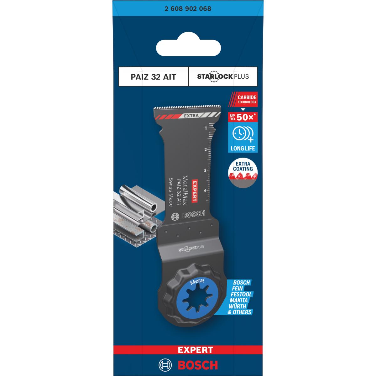 Bosch EXPERT PAIZ 32 AIT MetalMax Tauchsägeblatt, 32 x 55 mm