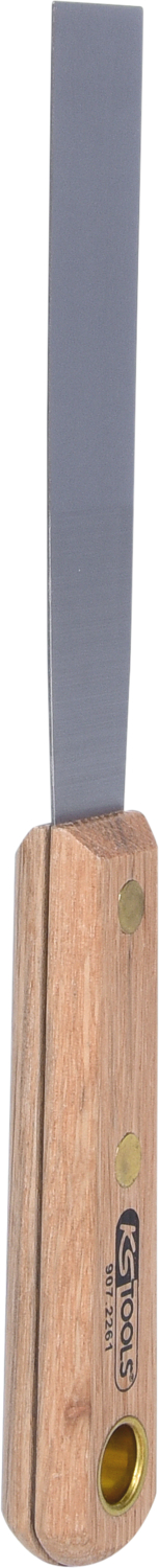 KS Tools Edelstahl-Spachtel, mit Holzgriff