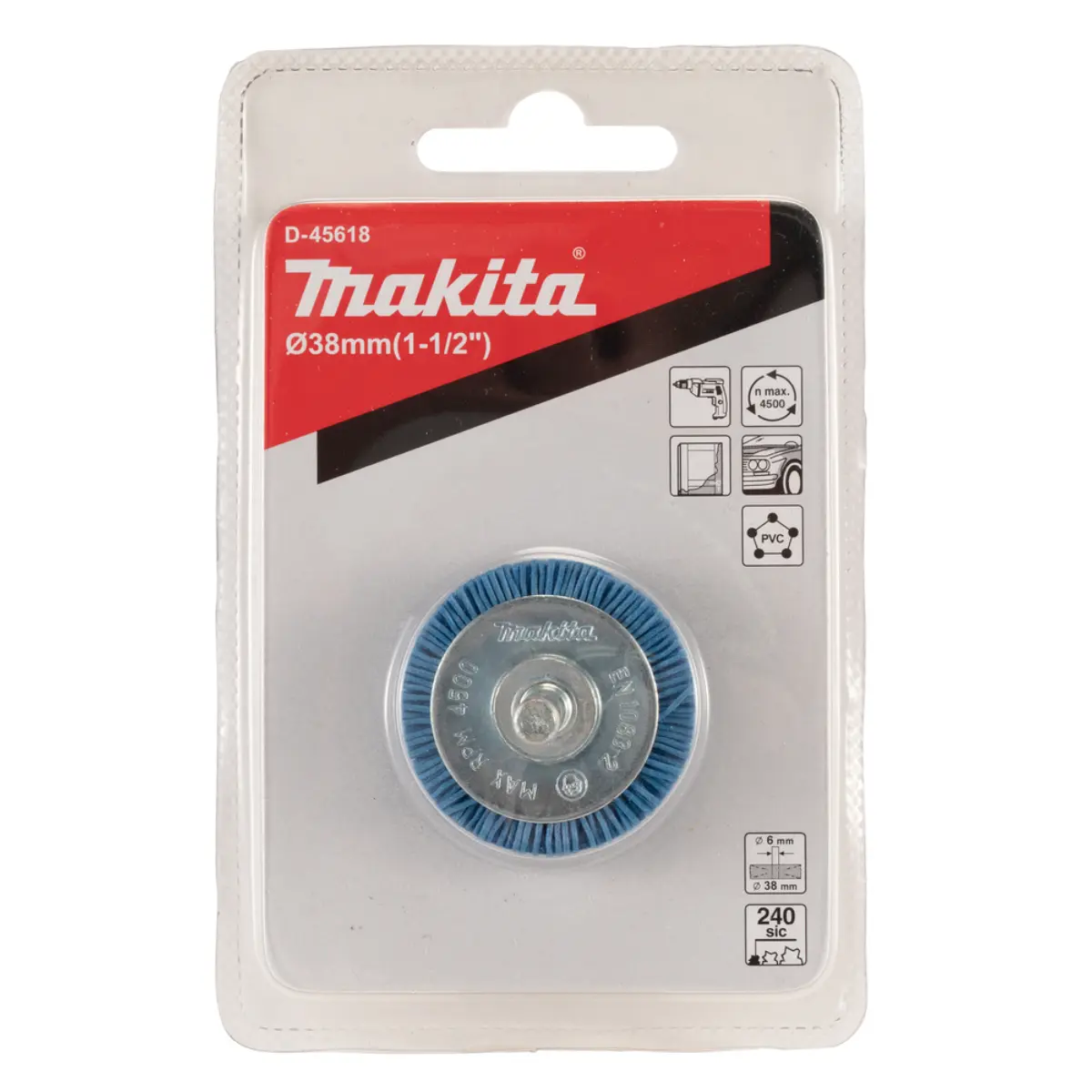 Makita Rundbürste 38mm Nylon fein - D-45618