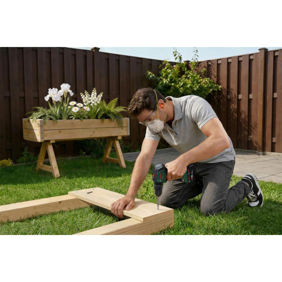 Bosch Akku-Schlagbohrschrauber PSB18V-60, 2x Akku PBA 18V 2.5Ah in Handwerkerkoffer