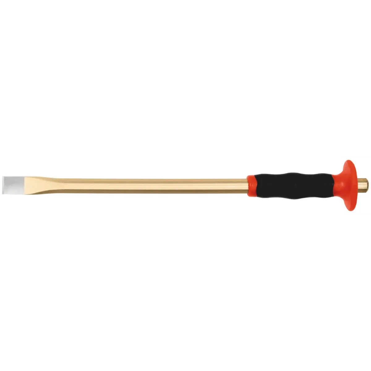 Rennsteig Elektrikermeißel mit Handschutz 12 x 250 mm, 8-kant 10 mm, lackiert