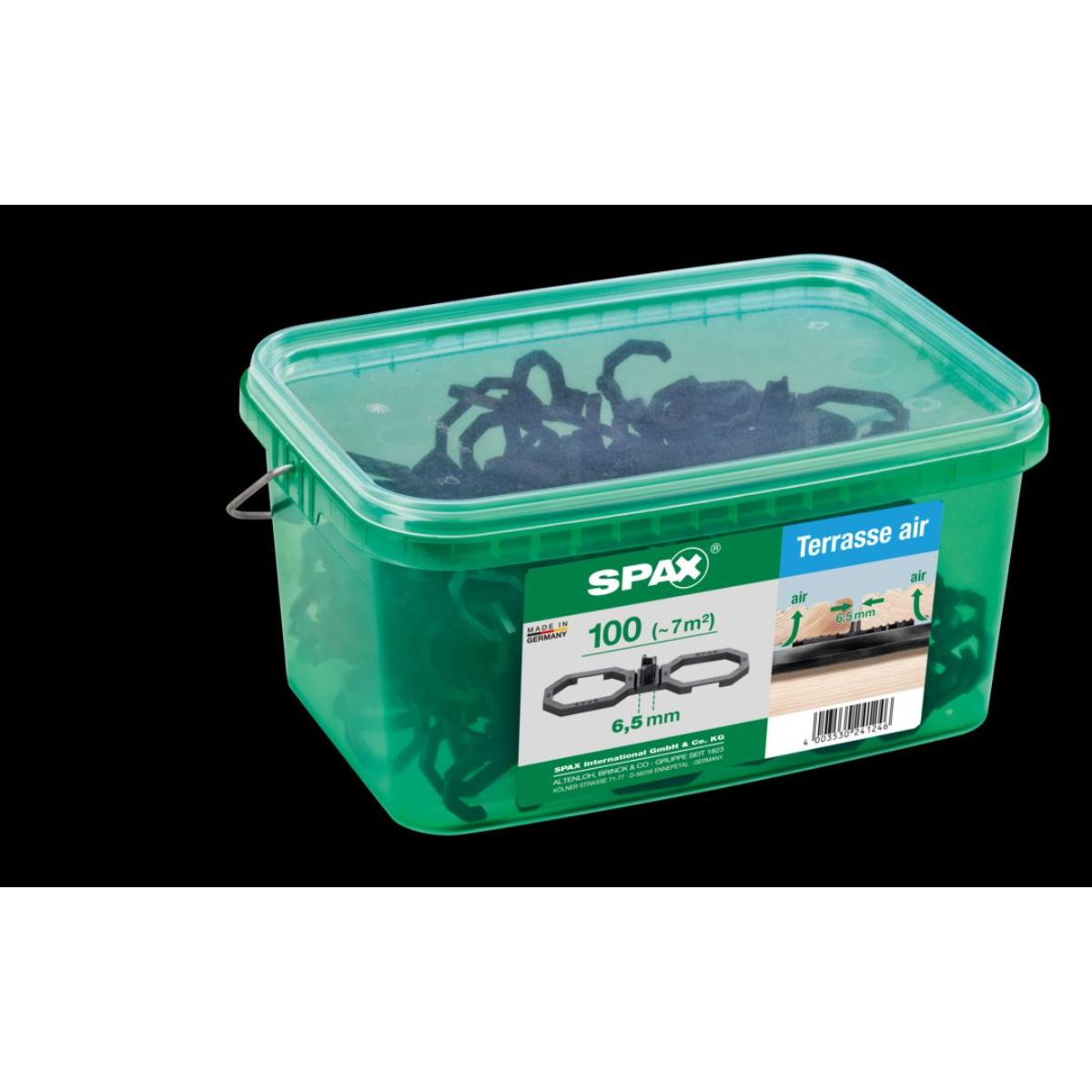 SPAX AIR ABSTANDSHALTER 6,5MM HKB L 100 ST HENKELBOX