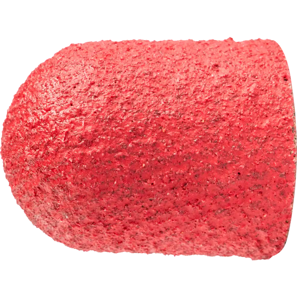 PFERD TOOLS POLICAP Schleifkappe PC Walzenrundform Keramikkorn für Edelstahl