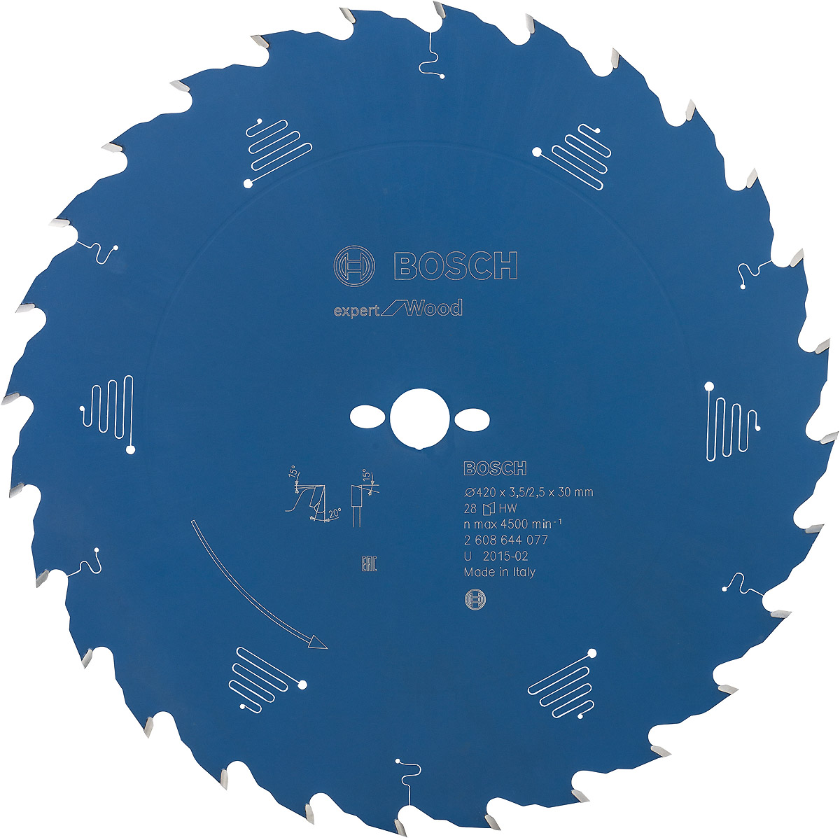 Bosch Kreissägeblatt Expert for Wood ø 420 mm