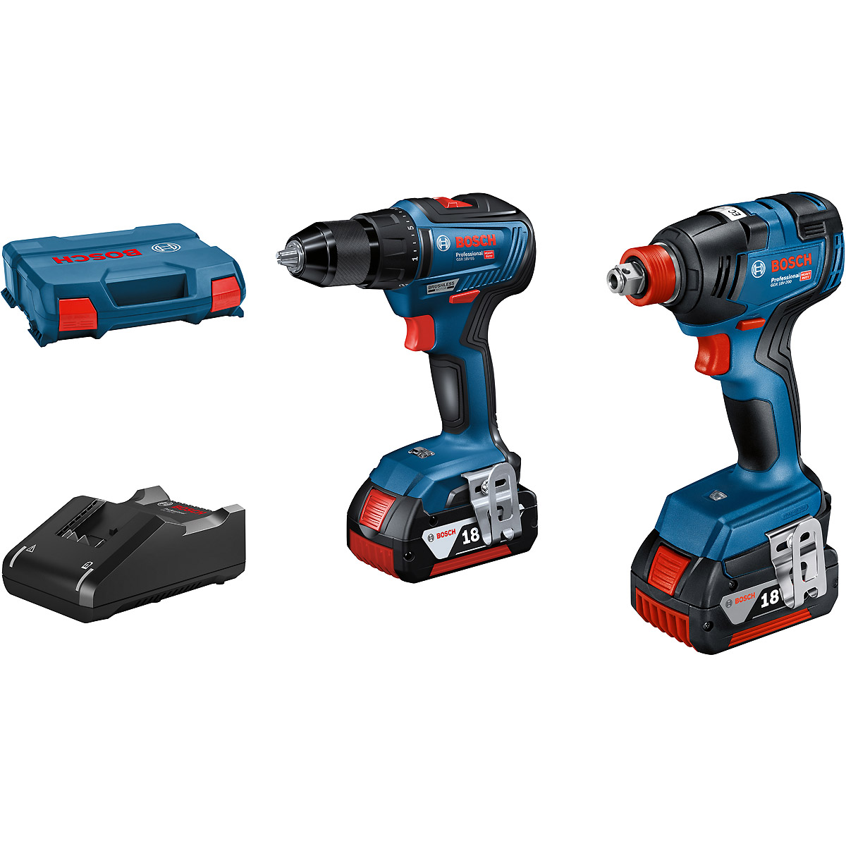 Bosch Combo Kit GDX 18V-200 + GSR 18V-55