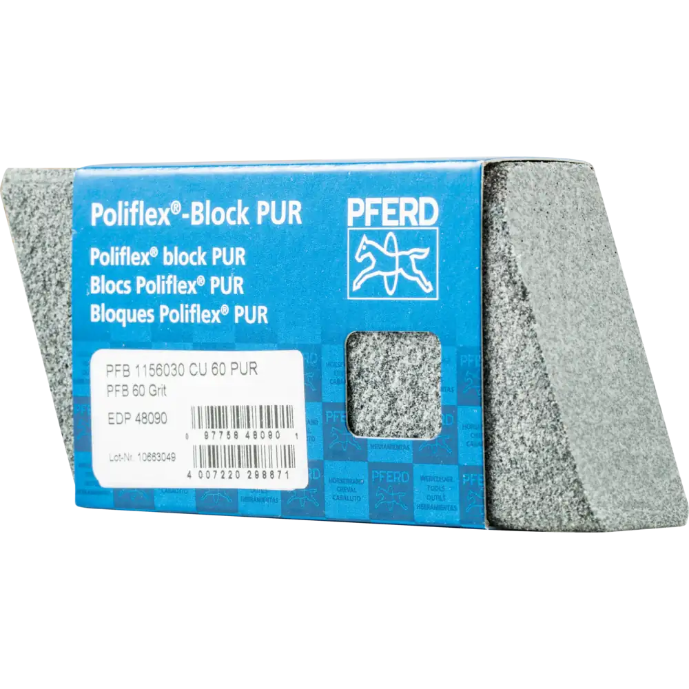 PFERD TOOLS Poliflex Schleifblock Bindung PUR für Feinschliff und Finish