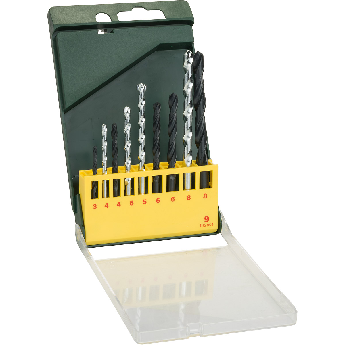 Bosch Metall- und Steinbohrer-Set, 9-teilig