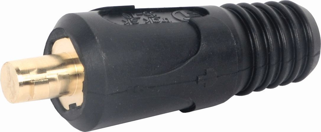ELMAG Schweißkabel-Stecker, 2 Stk. Pkg. - SB, schwarz