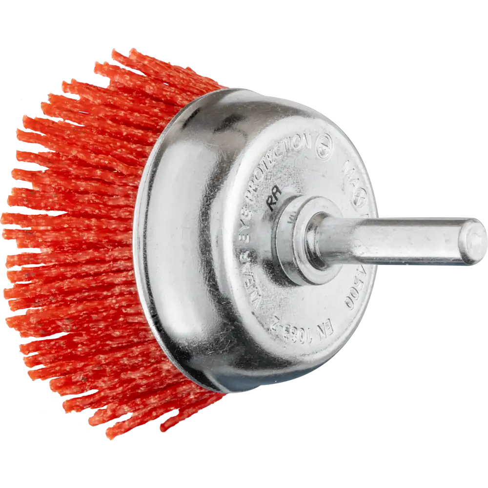 PFERD TOOLS Topfbürste ungezopft TBU RED-Filament für Bohrmaschine
