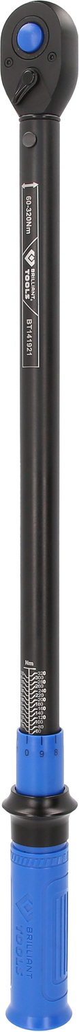 Brilliant Tools 1/2" Ratschen-Drehmomentschlüssel umschaltbar, 60-320 Nm