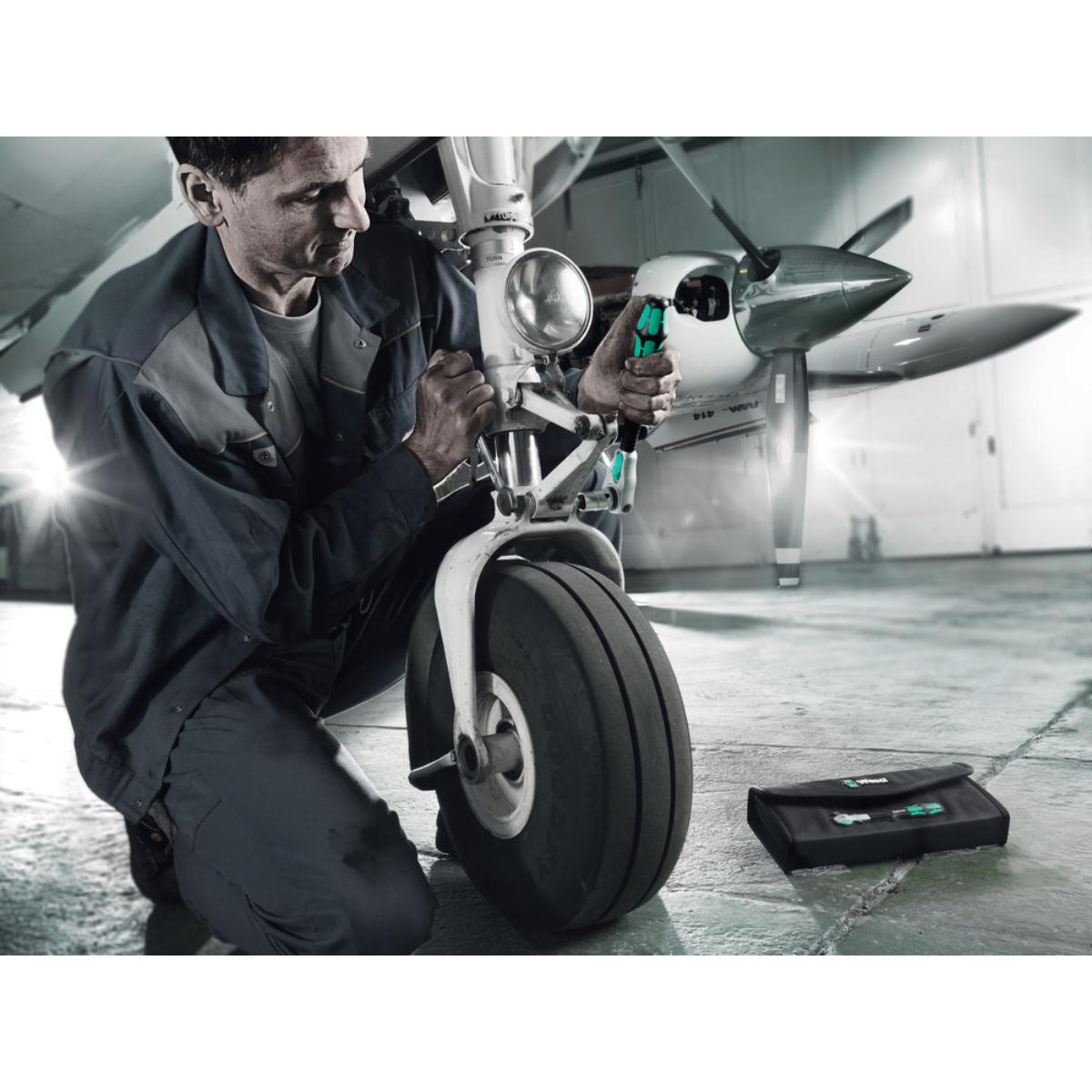 Wera 8000 B Black Edition Zyklop Speed-Knarre mit 3/8 zoll-Antrieb, 3/8 zoll x 199 mm