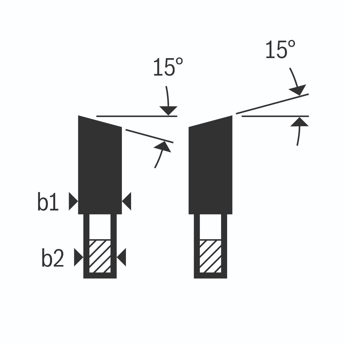 Bosch Kreissägeblatt für Akkusägen Expert for Wood, 254 x 2,1/1,6 x 30