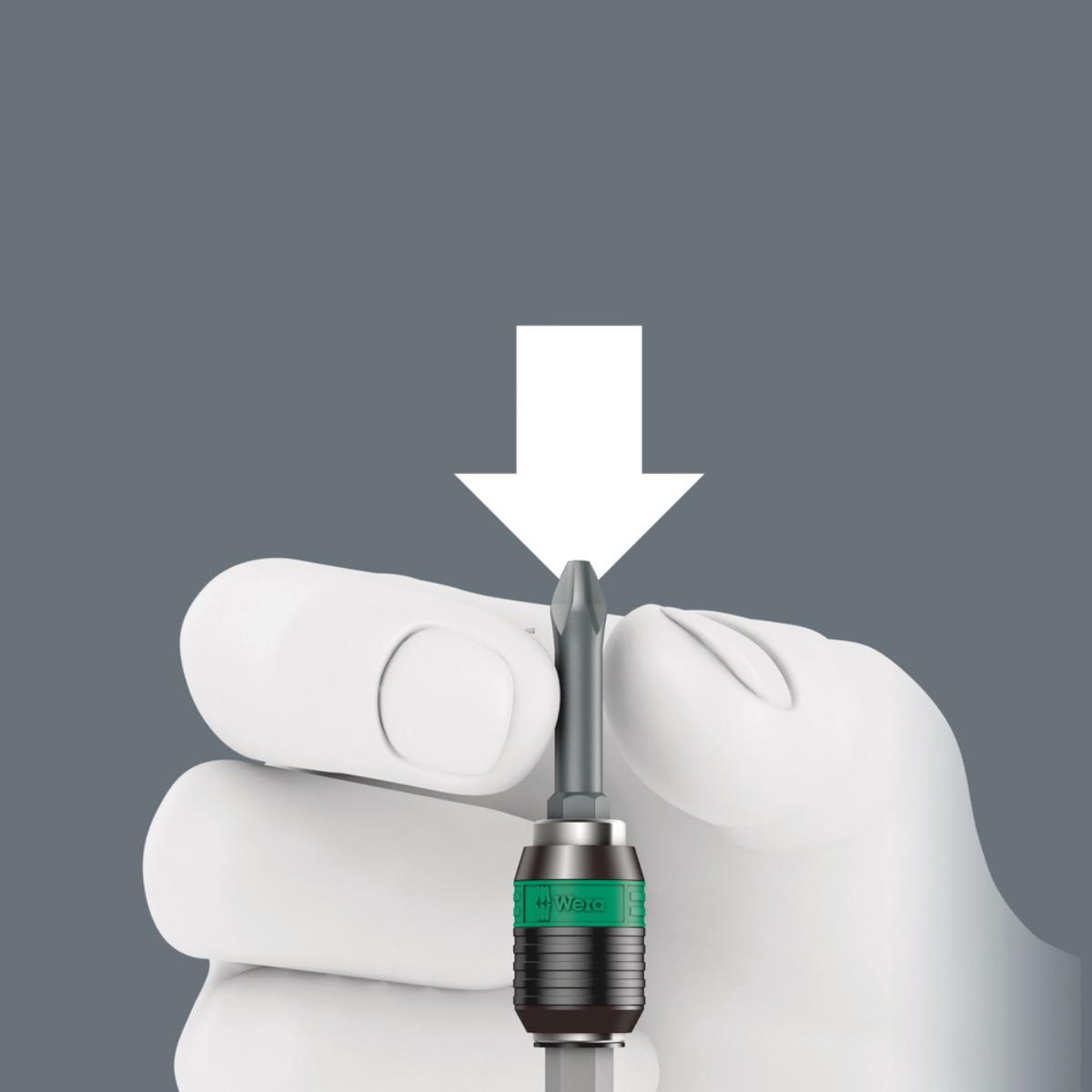 05104754001we Wera 844/7 Gewindebohrer-Bit-Satz, 8-teiliges Set