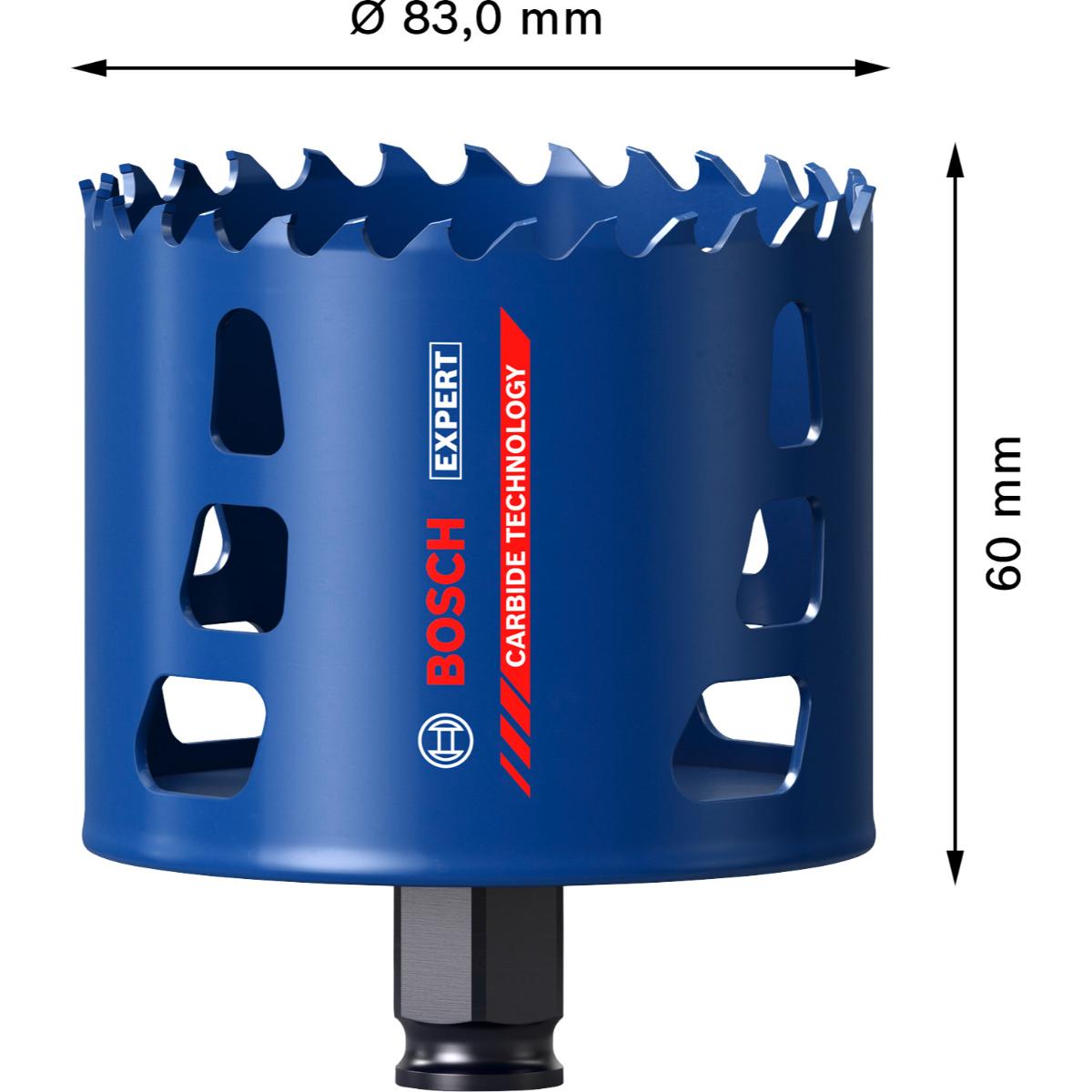 Bosch EXPERT Multi Material Power Change Plus-Lochsäge, 83 x 60 mm