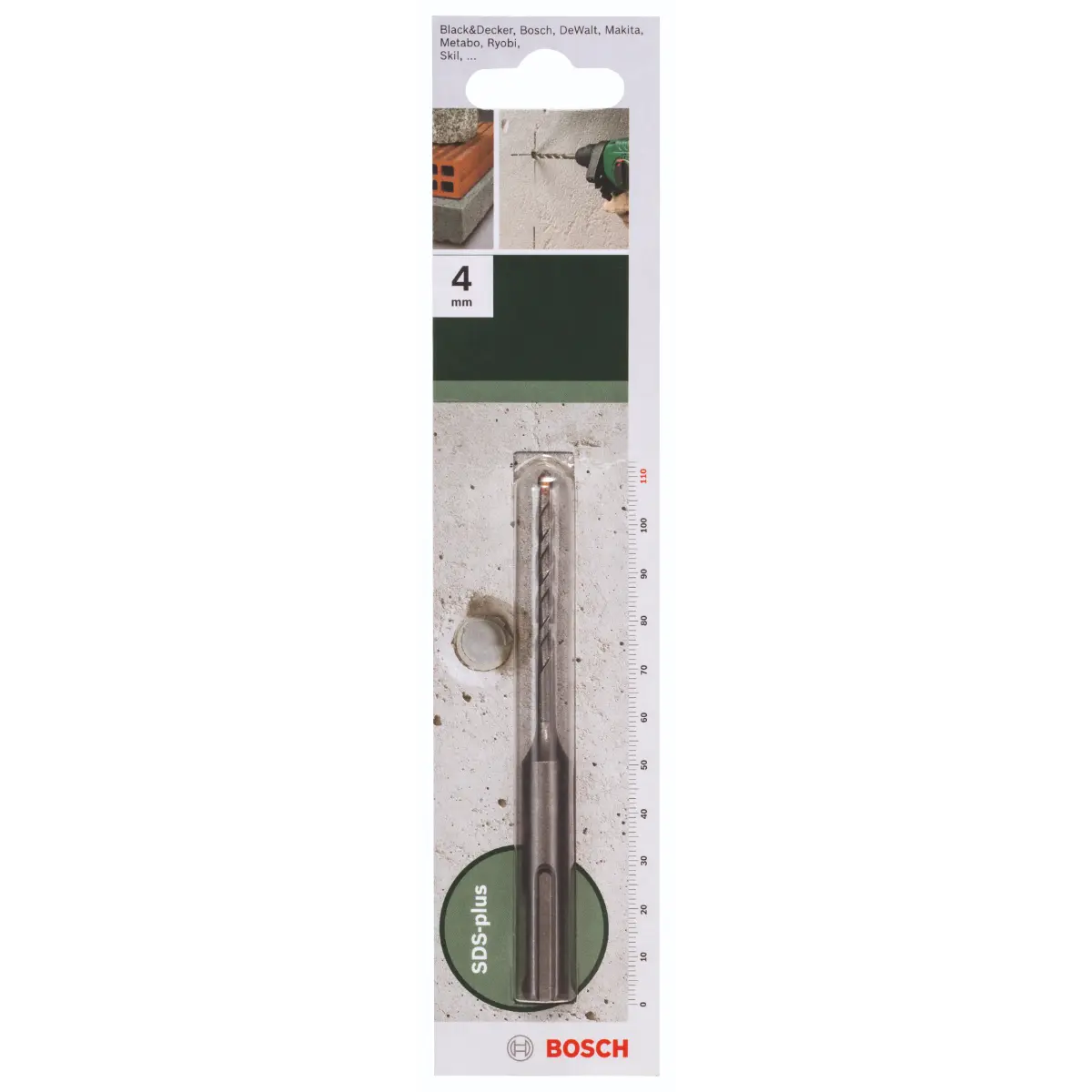 Bosch Hammerbohrer SDS plus D= 5 mm, L= 110 mm