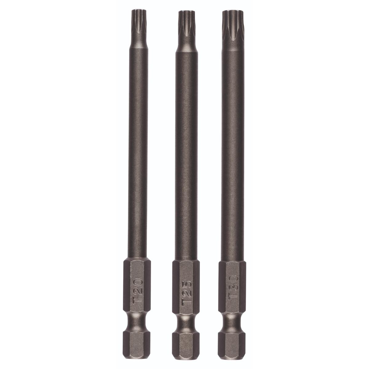 Bosch Schrauberklingen-Set für Innen-Torx-Schrauben (T20/T25/T30), 3-tlg.