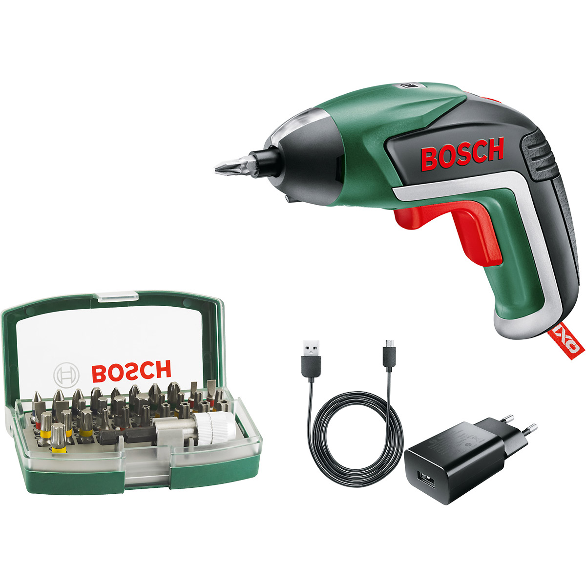 Bosch Akku-Schrauber Lithium-Ionen IXO 5 Bit-Set