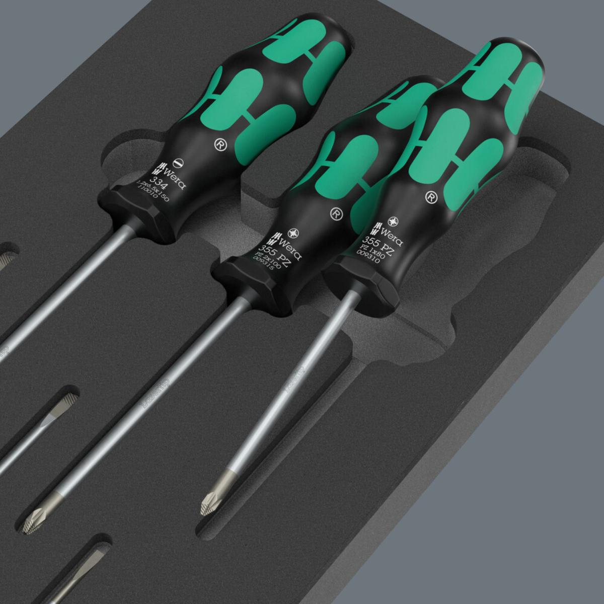 Wera 9718 Schaumstoffeinlage Schraubendreher Kraftform Serie 300 Set 2