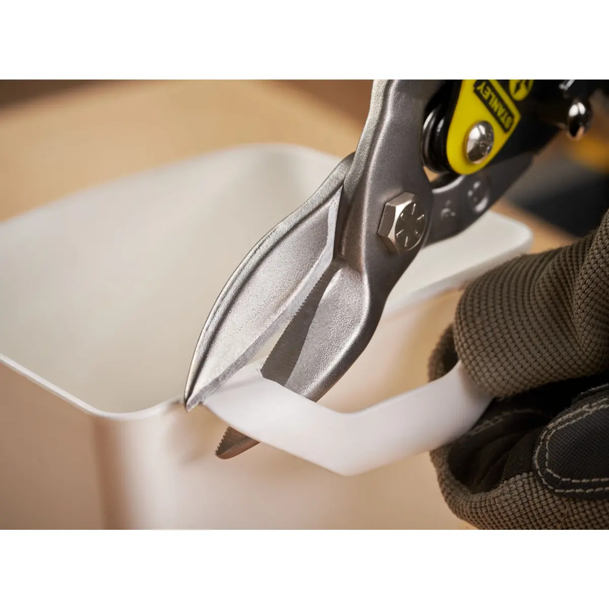 STANLEY FATMAX Blechschere 250 mm geradeschneidend (gelb)