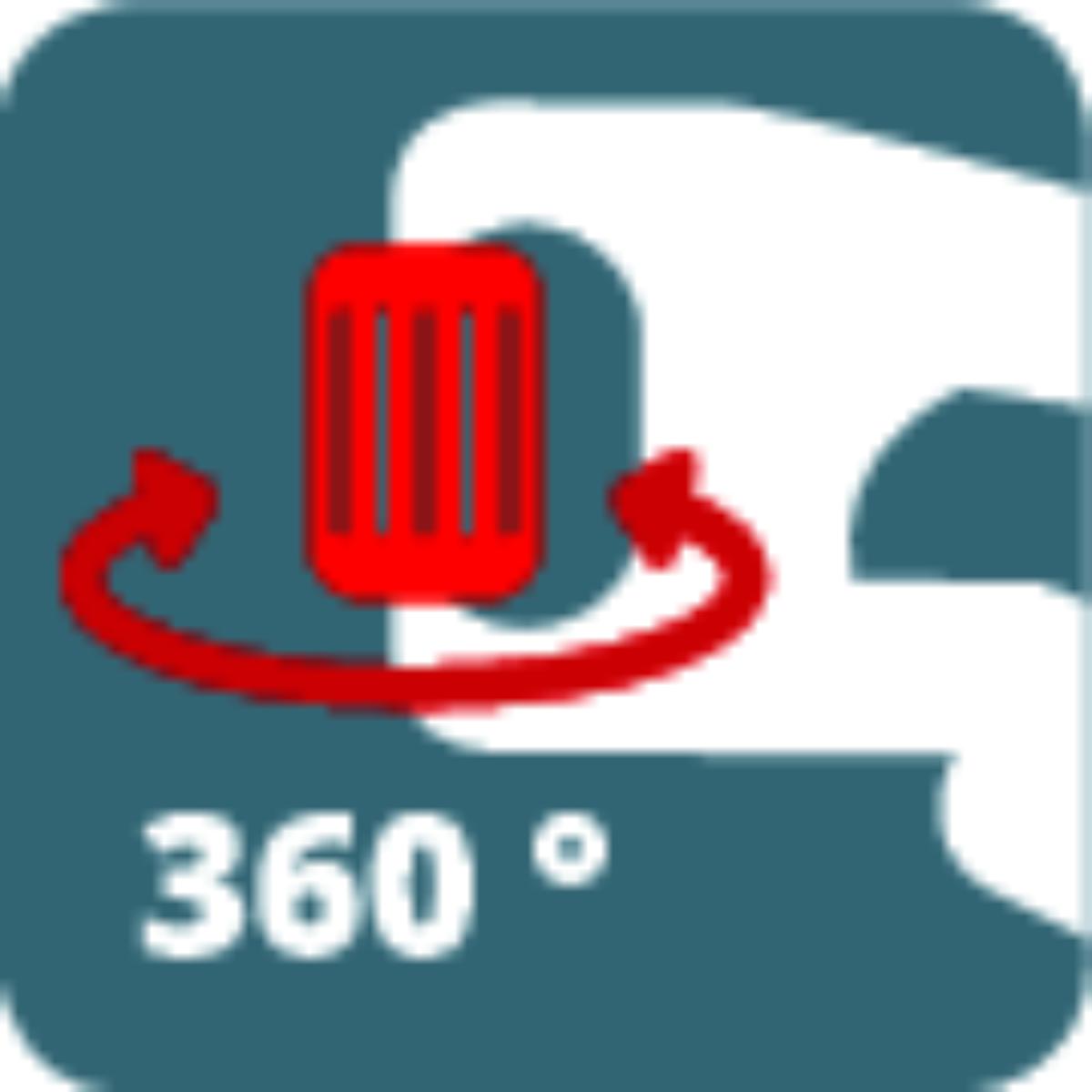 Wiha Crimpwerkzeug automatisch für Aderendhülsen Vierkant-Pressung mit drehbarem Crimpkopf 0,08 - 16 mm²