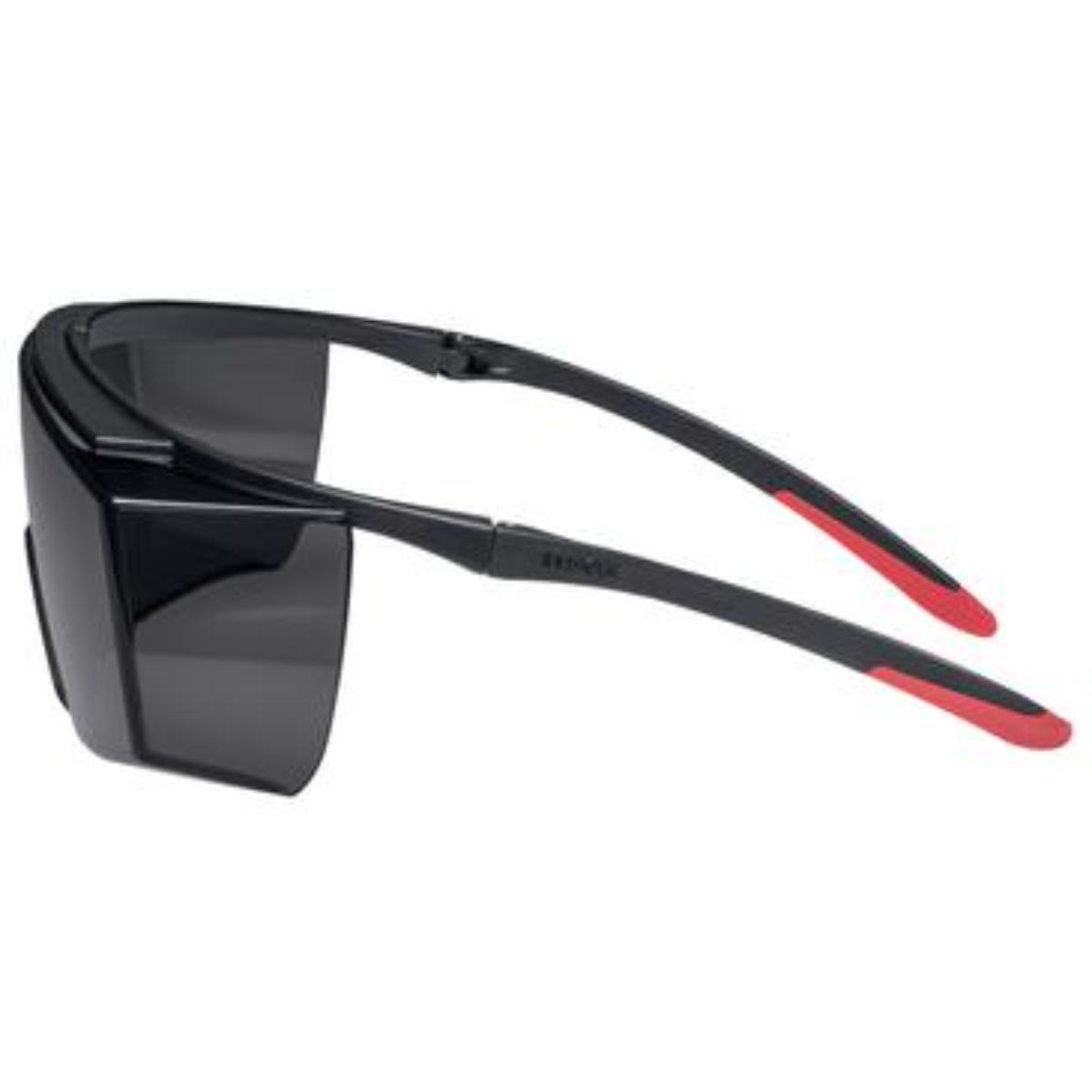 Uvex super f OTG IR-ex 5 Infrarotschutzüberbrille innen beschlagfrei, außen kratzfest & robust gegen Funken, Infrarot-/Multischutzstuf