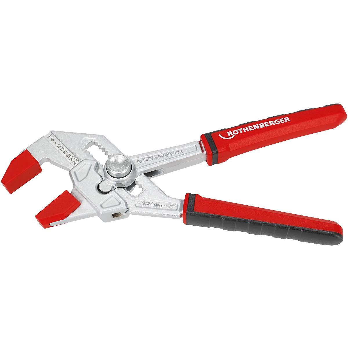 Rothenberger ROFAST Zangenschlüssel, 7" 2K, mit Schonbacken 2K Handgriffe , 3 Paar