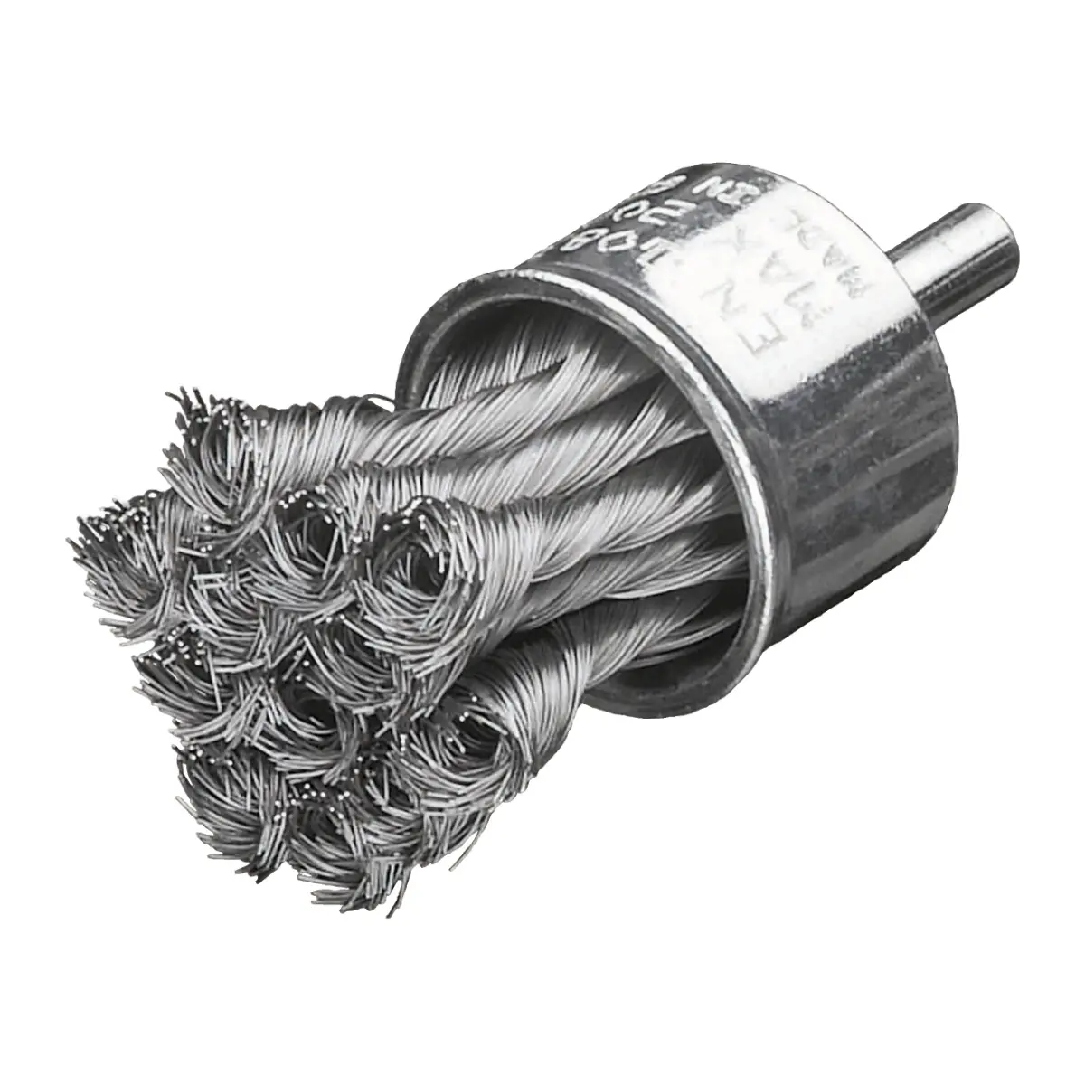 Milwaukee Pinselbürste für Geradschleifer, gezopft, Stahl 29 x 28 x 72 x 0,35 mm, 6 mm Schaft