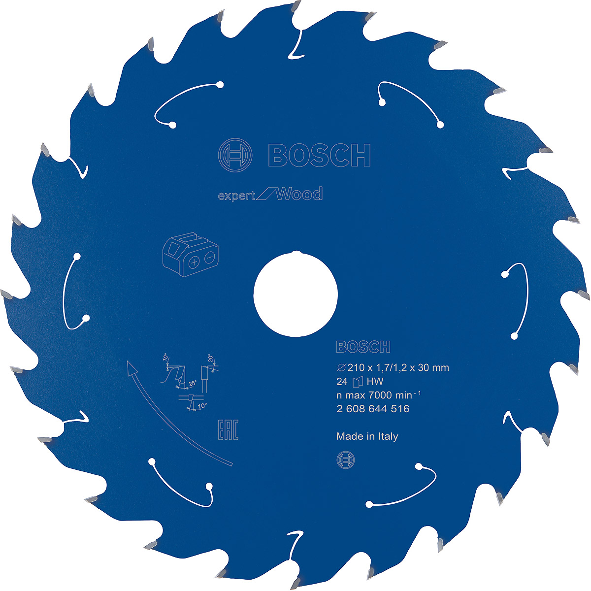 Bosch Akku-Kreissägeblatt Expert for Wood ø 210 mm